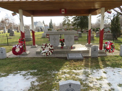 Delegacja IPN w Kanadzie – 14–17 lutego 2018. Na Cmentarzu Hallerczyków w Niagara-on-the-Lake