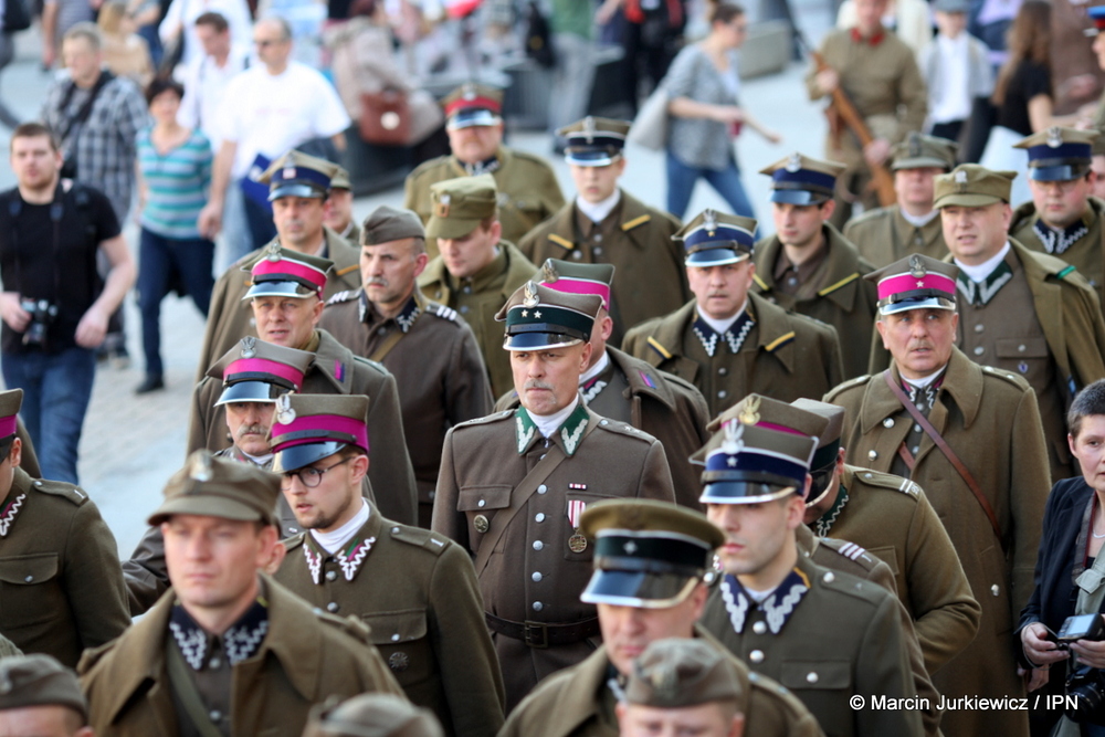 X Katyński Marsz Cieni, Warszawa 2 kwietnia 2017 (fot. Marcin Jurkiewicz)