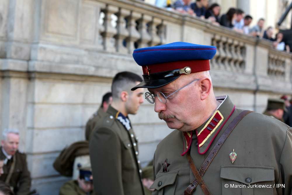 X Katyński Marsz Cieni, Warszawa 2 kwietnia 2017 (fot. Marcin Jurkiewicz)