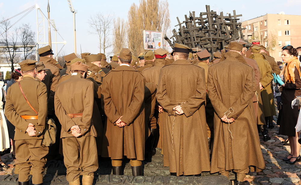 X Katyński Marsz Cieni, Warszawa 2 kwietnia 2017 (fot. Marcin Jurkiewicz)