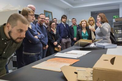 Wizyta studyjna w Archiwum IPN – 11 maja 2017. Fot. Katarzyna Adamów