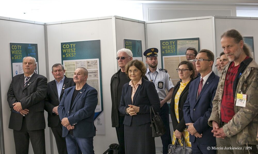 W Senacie wystawa IPN „Bunt w imperium - 40. rocznica utworzenia SKS” – Warszawa, 17 maja 2017 Fot. Marcin Jurkiewicz (IPN)