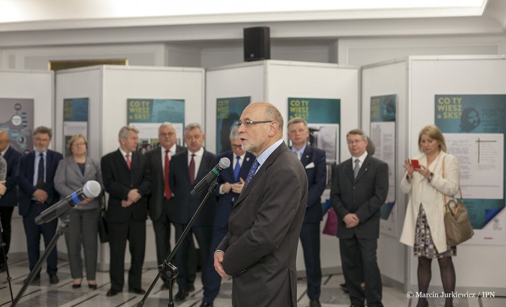 W Senacie wystawa IPN „Bunt w imperium - 40. rocznica utworzenia SKS” – Warszawa, 17 maja 2017 Fot. Marcin Jurkiewicz (IPN)