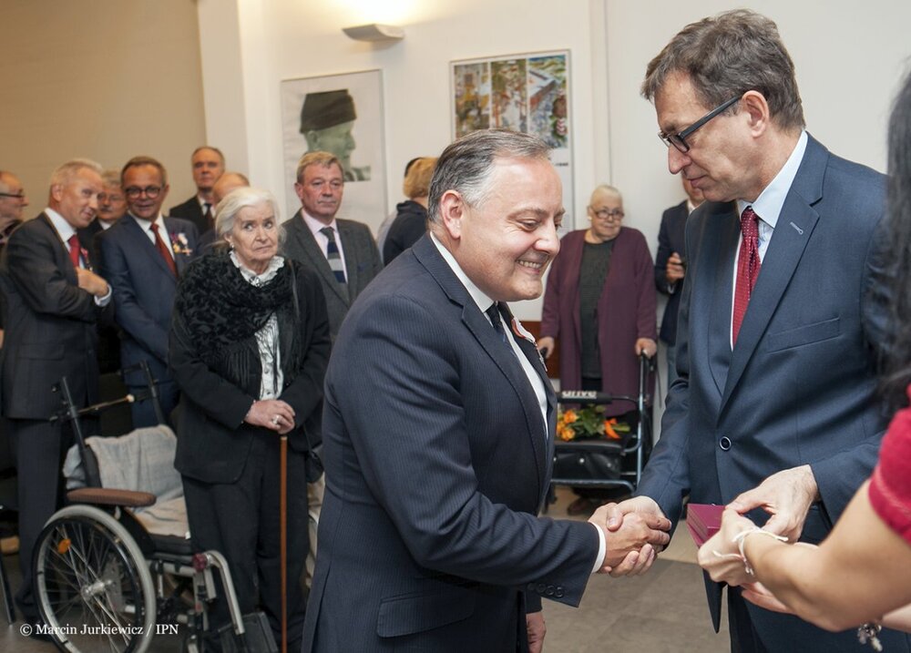 Uroczystość wręczenia odznaczeń państwowych – Warszawa, 13 czerwca 2017. Fot. Marcin Jurkiewicz (IPN)