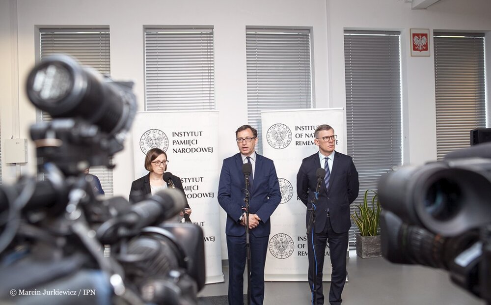 Konferencja prasowa Prezesa IPN na temat opracowywaniu tzw. zbioru zastrzeżonego