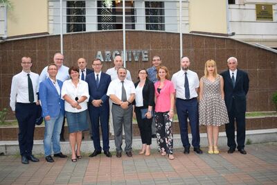 Batumi. Delegacja IPN i dyrekcja archiwum w Batumi