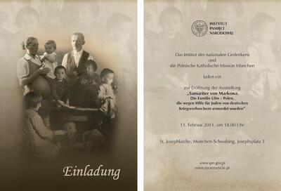invitation to the exhibition