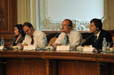 From the left: Mária Palasik, Krzysztof Persak, Matej Medvecký, Ivan Petransky