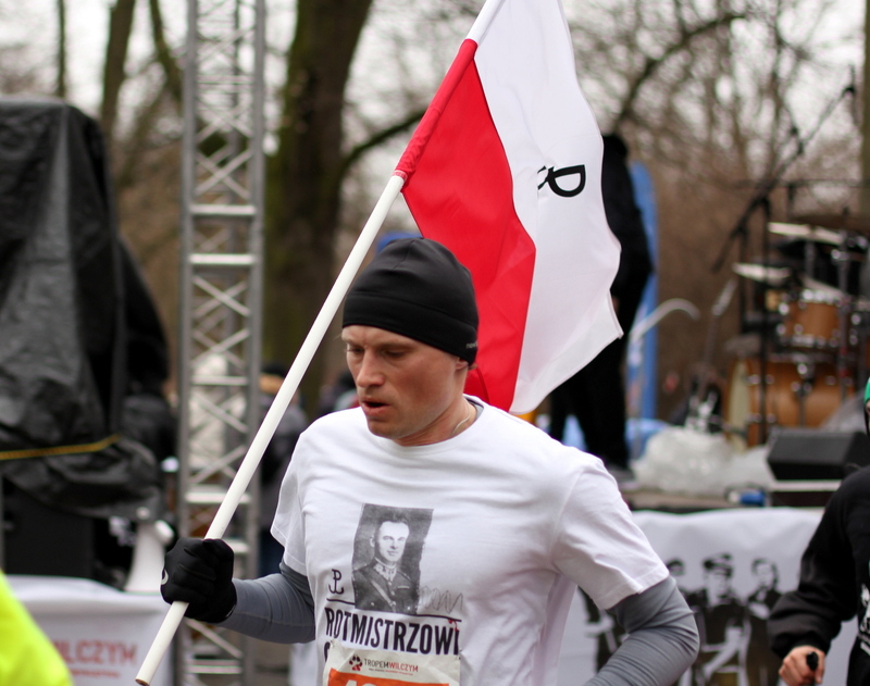 „Wolf Track” run – 5th edition of the run in tribute to Accursed Soldiers 26.02.2017 (fot. Marcin Jurkiewicz/IPN)