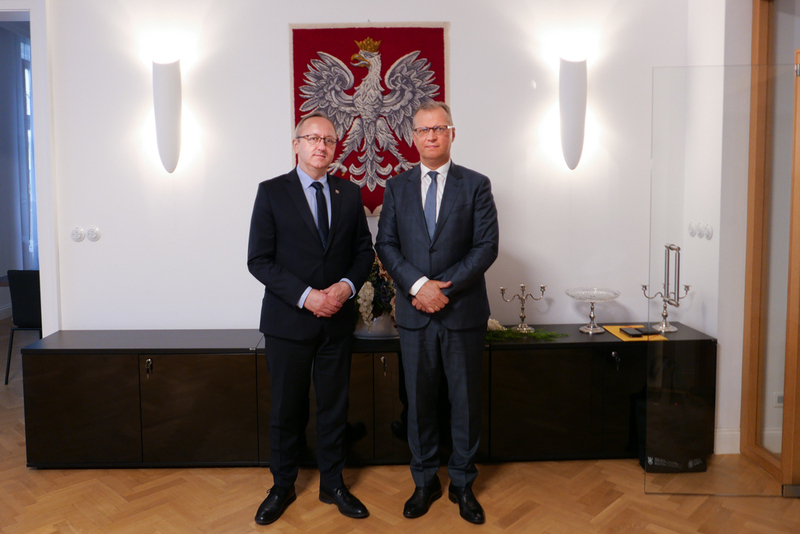 Deputy President of the IPN Prof. Karol Polejowski and Polish Ambassador to Slovakia Krzysztof Strzałka