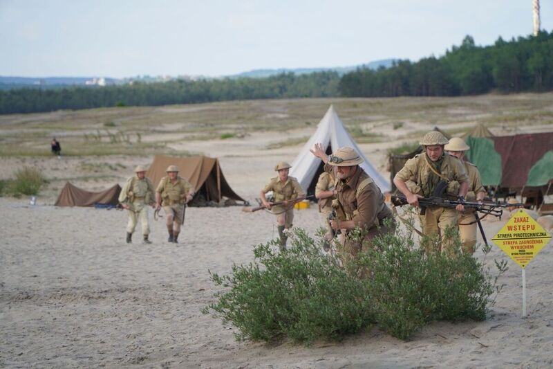 "Trails of Hope. The Odyssey of Freedom” – Tobruk 1941 – History Point in the Błędów Desert, 9–11 June 2023; photo: Ż. Wierzgacz (IPN)