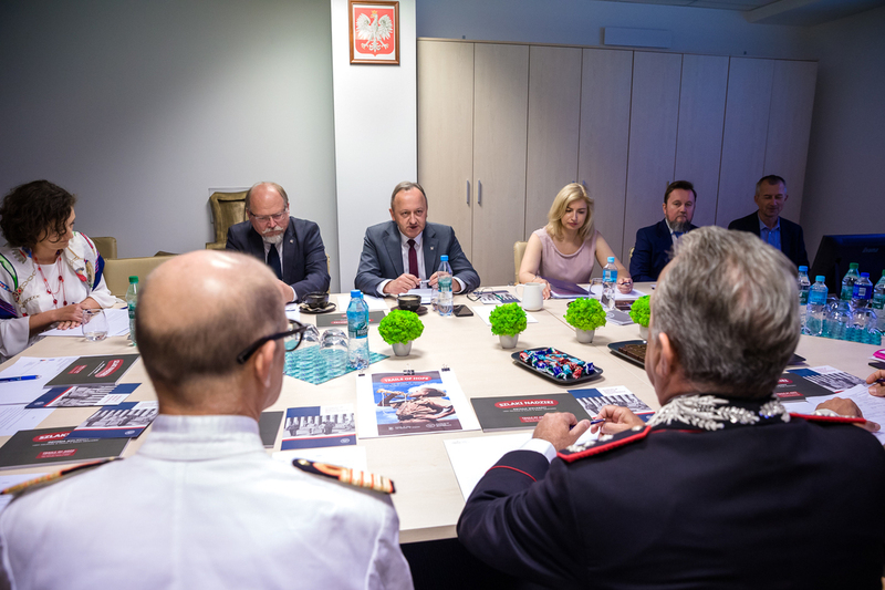 The Onorcaduti representatives from Italy visit IPN –  Warsaw, 4 July 2023; photo: S. Kasper (IPN)