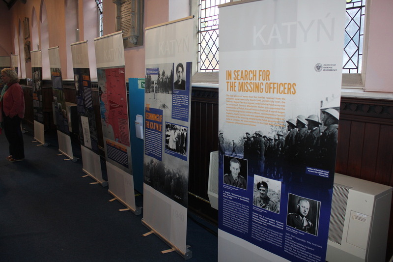 Presentation of the IPN exhibition entitled The Katyn Massacre of 1940: Extermination of the Polish Elite – Stratford-upon-Avon, 12 July 2023; photo: S. Bardski (IPN)