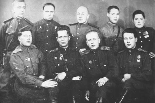 Members of Russian Military Headquarters in Katowice. The photo belongs to the Silesian Museum.