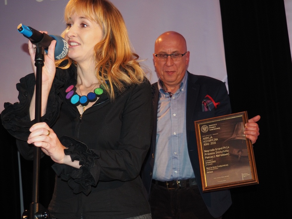 Film „Obława” w reżyserii Beaty Hyży-Czołpińskiej zdobył Grand Prix IV Ogólnopolskiego Konkursu IPN na Najlepszą Audycję Historyczną Roku 2016
