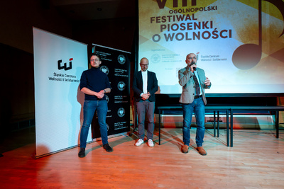 Finał VIII Ogólnopolskiego Festiwalu Piosenki o Wolności – Katowice, 20 kwietnia 2024. Fot.: IPN K. Łojko