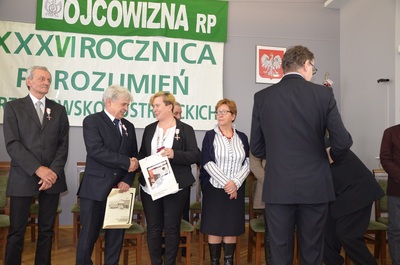 Odznaczeni KWiS Władysław Jan Gazda i Zofia Teresa Gazda