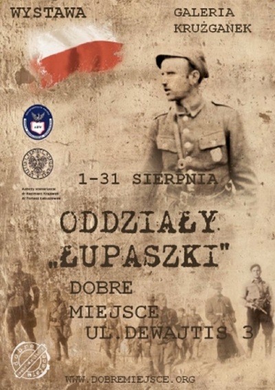 Wystawa Oddziały Łupaszki - plakat