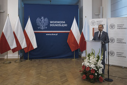 Uroczystość wręczenia Krzyży Wolności i Solidarności działaczom opozycji niepodległościowej z lat 1956–1989 – Wrocław, 8 września 2023, fot. Agata Ligęcka IPN Wrocław