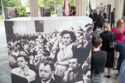 Otwarcie wystawy plenerowej „1956: Polska-Węgry. Historia i pamięć