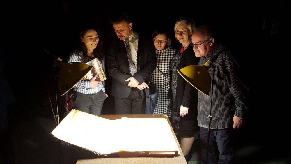 Delegacja IPN zwiedza archiwum „Dziennika Związkowego” – 16 stycznia 2018