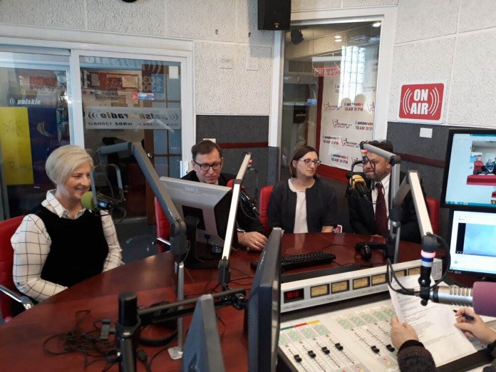 Przedstawiciele IPN udzielili wywiadu Polskiemu Radiu 1030AM 104.7FM w Chicago – 19 stycznia 2018