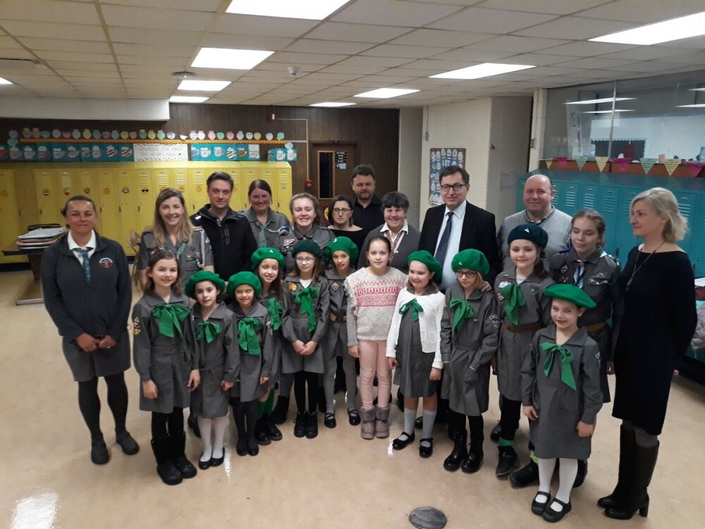 Spotkanie z zuchami i harcerzami w Domu Harcerza w szkole w Niles, obok Chicago – 20 stycznia 2018