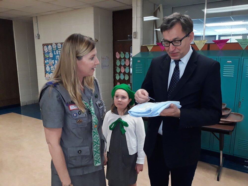 Spotkanie w Domu Harcerza w szkole w Niles, obok Chicago – 20 stycznia 2018