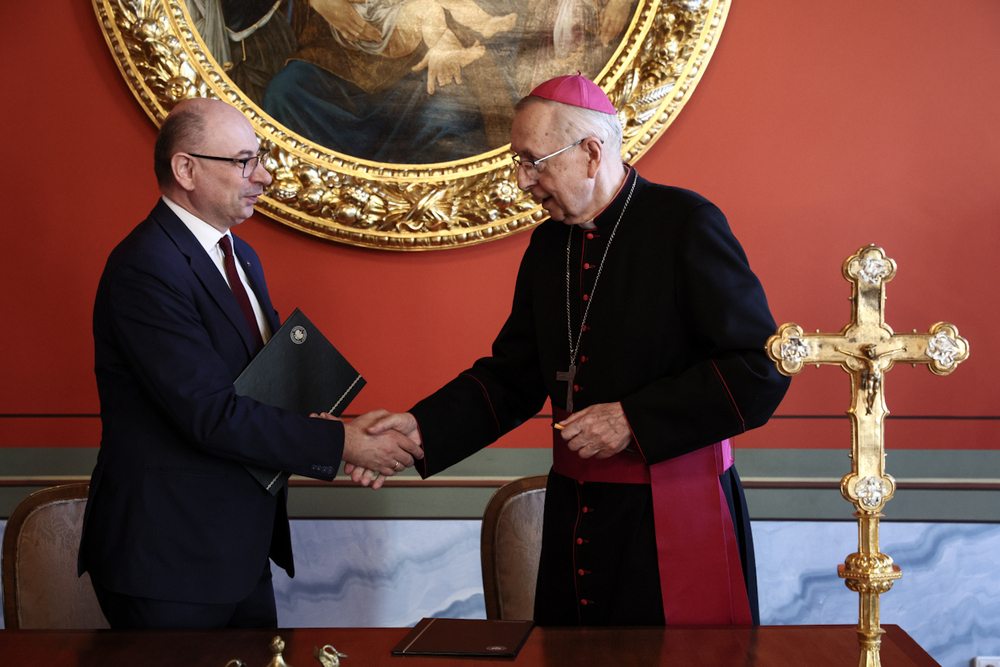 Podpisanie porozumienia z Archidiecezją Poznańską – Poznań, 4 kwietnia 2025. Fot. Sławek Kasper (IPN)