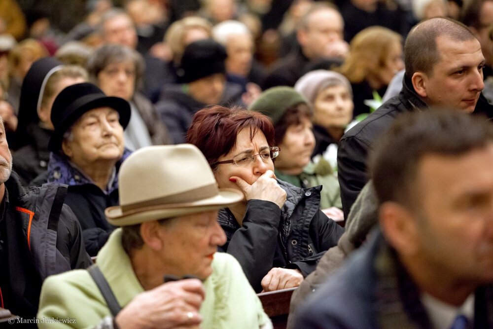 Uroczysta msza pogrzebowa śp. prof. Barbary Otwinowskiej – 26 stycznia 2018. Fot. Marcin Jurkiewicz (IPN)