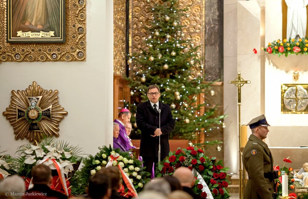 Uroczysta msza pogrzebowa śp. prof. Barbary Otwinowskiej – 26 stycznia 2018. Fot. Marcin Jurkiewicz (IPN)