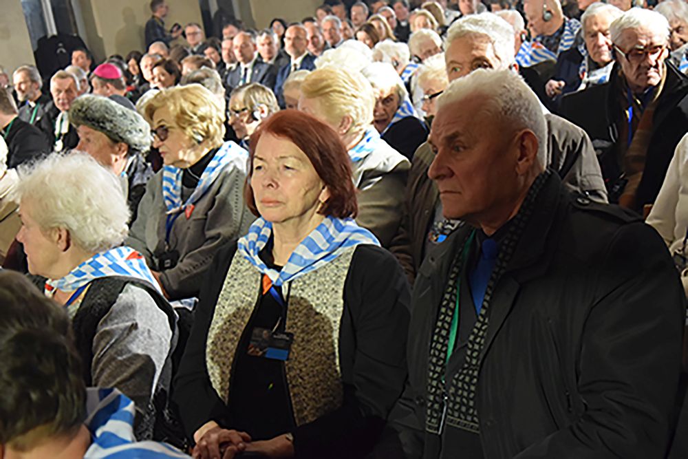 Obchody 73. rocznicy wyzwolenia niemieckiego obozu Auschwitz. Fot. Maciej Foks (IPN)