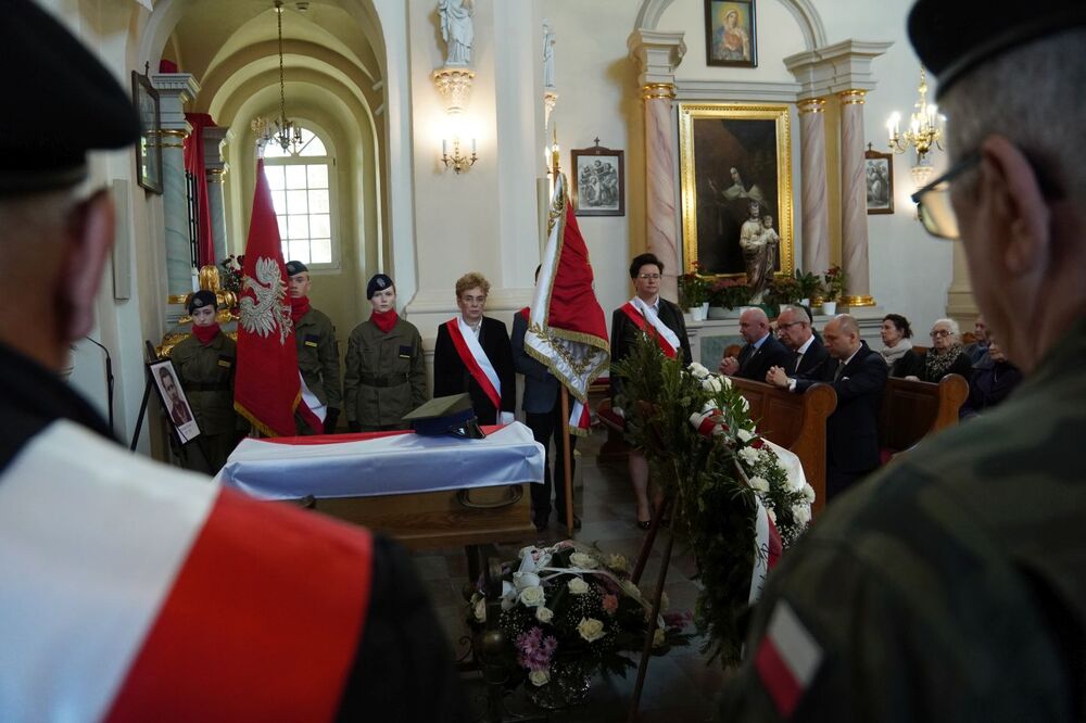 Uroczystości pogrzebowe śp. Stanisława Ochnio ps. Granat – Puławy, 7 maja 2025. Fot. Dominik Borek (IPN)