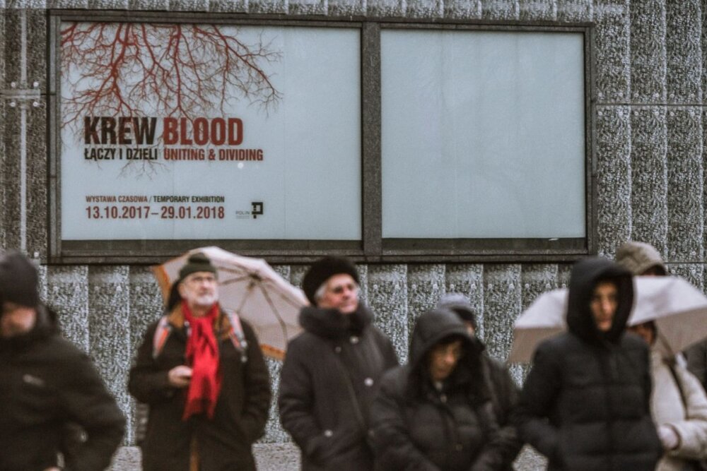 Uroczystości pod pomnikiem Bohaterów Getta w Warszawie – 29 stycznia 2018. Fot. Sławomir Kasper (IPN)