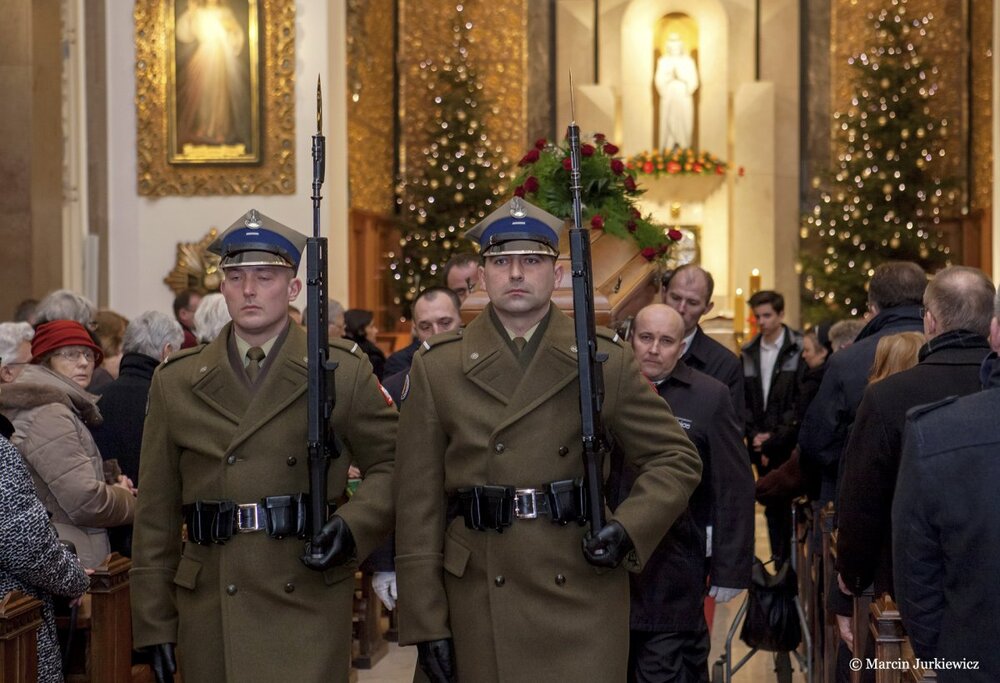 Uroczysta msza pogrzebowa śp. prof. Barbary Otwinowskiej – 26 stycznia 2018. Fot. Marcin Jurkiewicz (IPN)