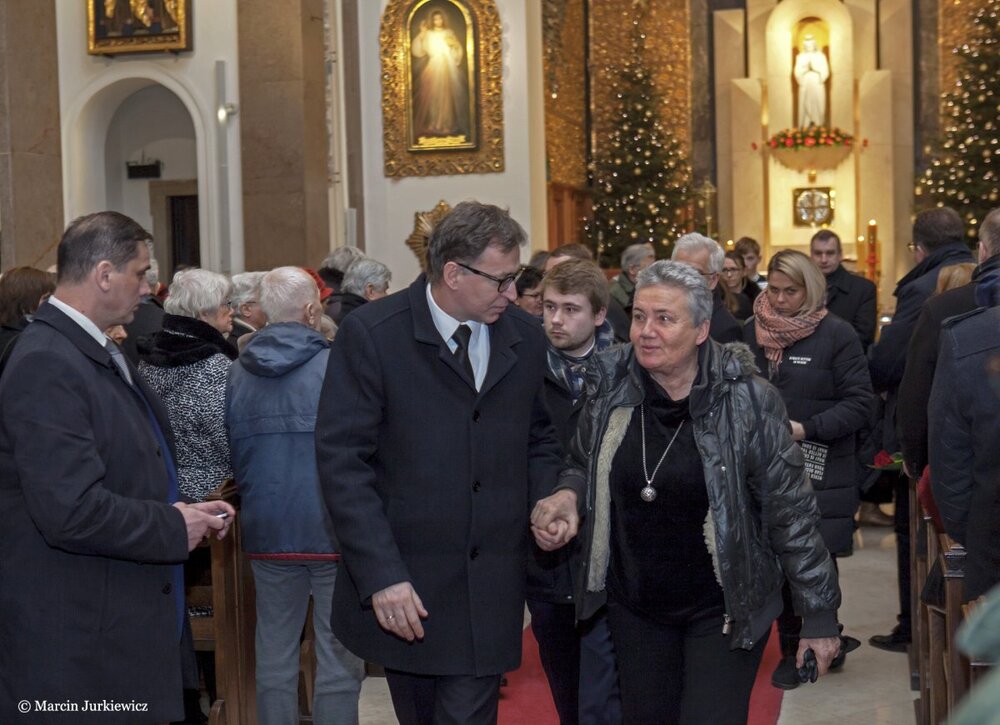 Uroczysta msza pogrzebowa śp. prof. Barbary Otwinowskiej – 26 stycznia 2018. Fot. Marcin Jurkiewicz (IPN)