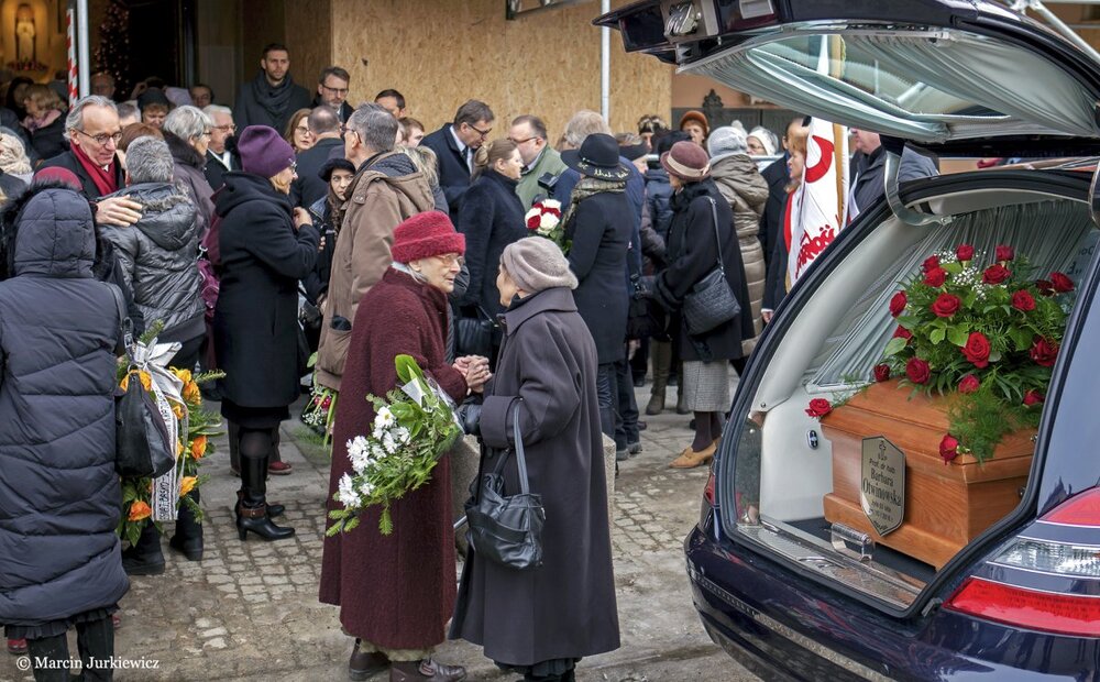 Uroczysta msza pogrzebowa śp. prof. Barbary Otwinowskiej – 26 stycznia 2018. Fot. Marcin Jurkiewicz (IPN)