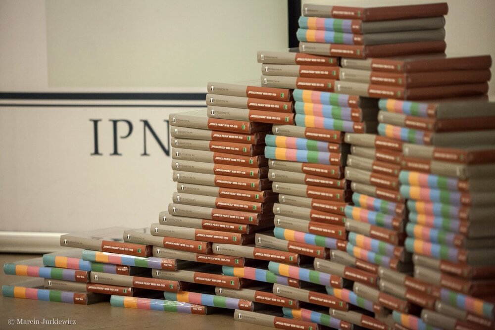 Konferencja prasowa IPN i MEN na temat „Operacji polskiej" NKWD oraz teki edukacyjnej IPN – Warszawa 13 lutego 2018. Marcin Jurkiewicz (IPN)