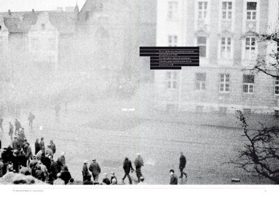 Strona z albumu „Gdański Grudzień ’70. Rekonstrukcja – dokumentacja – walka z pamięcią”