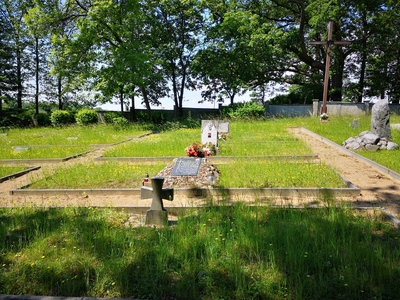 Cmentarz wojenny w Mełnie - przed remontem