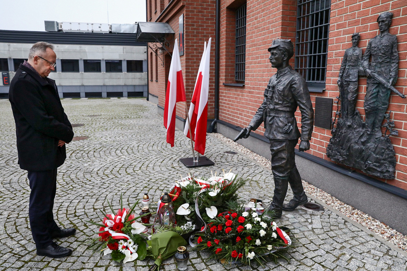 The ceremony of awarding the "Memorial Cross of the Unyielding Cursed Soldiers 1944-1963" – Ostrołęka, Poland, 2 March 2024; photo: S. Kasper (IPN)
