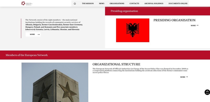 The launch of the European Network of Official Authorities in Charge of the Secret-Police Files website